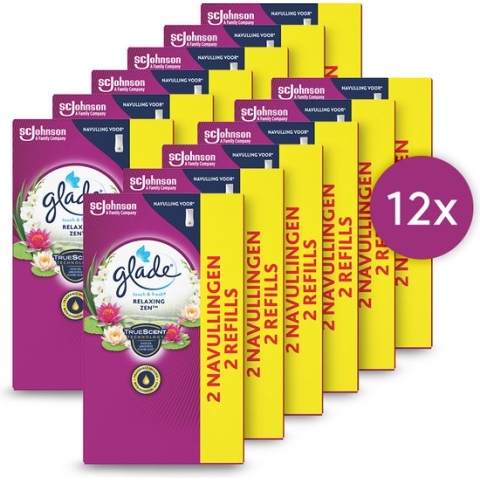 Glade Touch & Fresh Relaxing Zen - Luchtverfrissers - duo navullingen - 2 x 10 ML