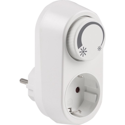 Q-Link Stekkerdimmer – LED Dimmer – Dimmer Stopcontact – 3 tot 24 Watt – Wit