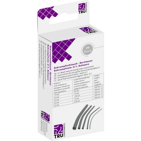TRU COMPONENTS T1904CA042 Krimpkous assortiment 20 onderdelen