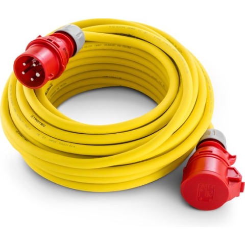 TROTEC Verlengsnoer / Professionele verlengkabel 20 m / 400 V / 2,5 mm² (CEE 16 A) - Made in Germany