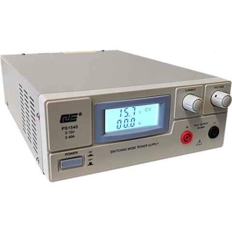 Regelbare voeding 0-15V, 0-40A