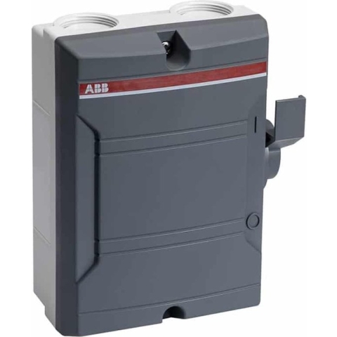 ABB Lastscheider / Werkschakelaar 4P 40A Donkergrijs