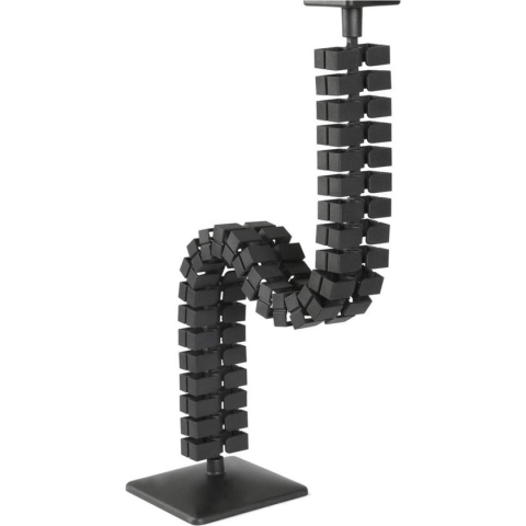 Kabelgeleider – Kabelslang – Kabelgoot bureau – Kabel organiser - Kabelgeleider bureau - Zwart