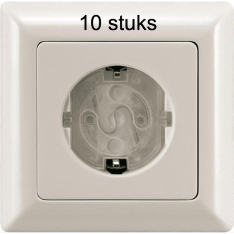CHPN - Stopcontact beveiliger - Stopcontact dopjes - Stopcontact dichtmaken - 10 stuks - Babyproof - Veiligheid - Vinger in stopcontact - Transparant