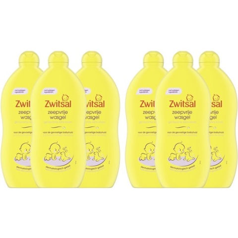 Zwitsal - Zeepvrije Wasgel - 6 x 700ml - Voordeelverpakking