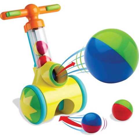 TOMY Rol op & Schiet Loopwagen
