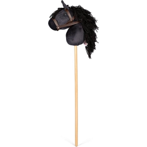 Byastrup Stokpaard Junior 30 x 15 x 68 cm Hout Zwart