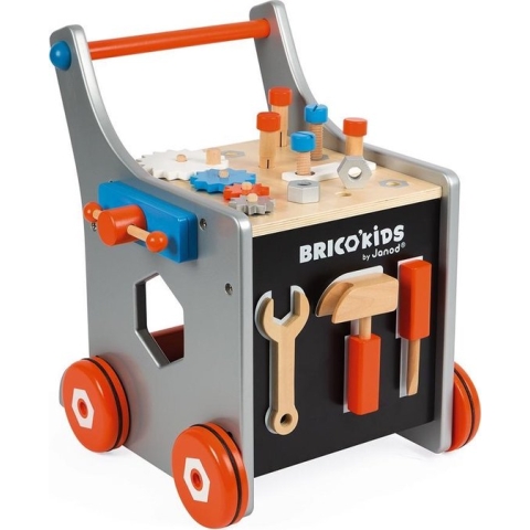 Janod - Magnetische Doe-Het-Zelf loopwagen Brico'Kids