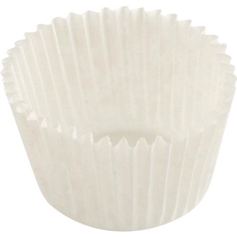 Metaltex Bakvormpjes 3,5 Cm Papier Wit 75 Stuks