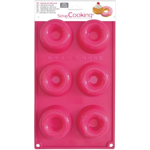 Scrapcooking - Siliconen Ma - Donut