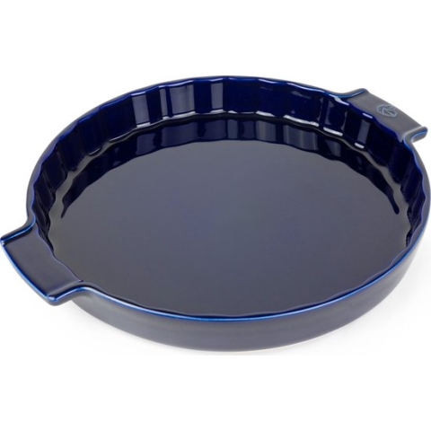 Tarteform Appolia 30 cm van keramiek, diepblauw I -20 tot 250 °C temperatuurbestendig I Premium Tarte vorm met perfecte gladde bodem