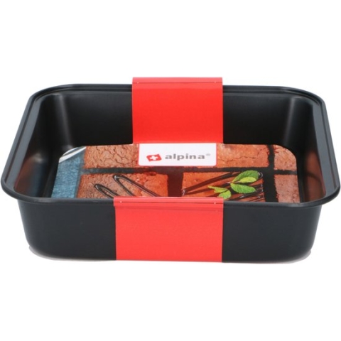 Alpina Bakvorm zwart 23 x 22 x 5 cm
