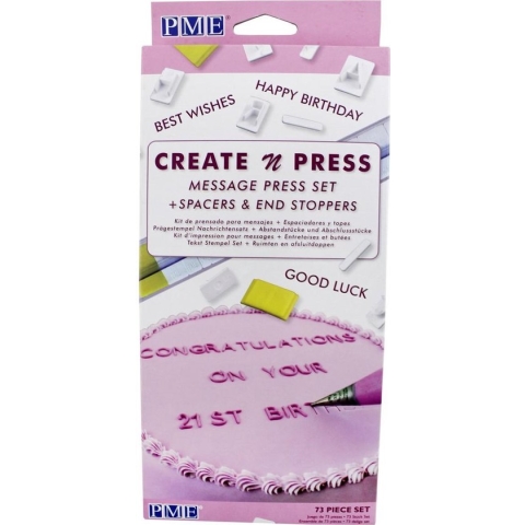 PME Tekst Stempel Set