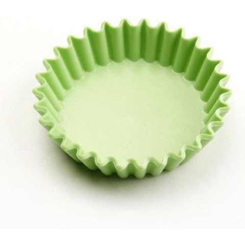 Point-Virgule Baking met Roger Van Damme - Taartvorm geribd - Ø 85mm - Groen