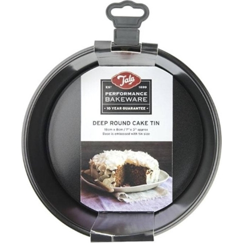 Ronde Bakvorm, Extra Diep, Losse Bodem, 18 cm - Tala | Performance