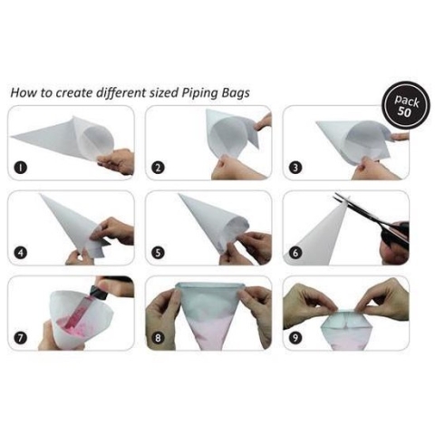 PME Parchment Triangles Pk/50