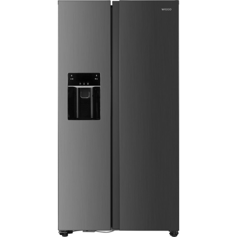 Wiggo WR-SBS18IME(X) - Amerikaanse Koelkast - No Frost - Water Dispenser - Met Display - Super Freeze - 513 Liter - Rvs