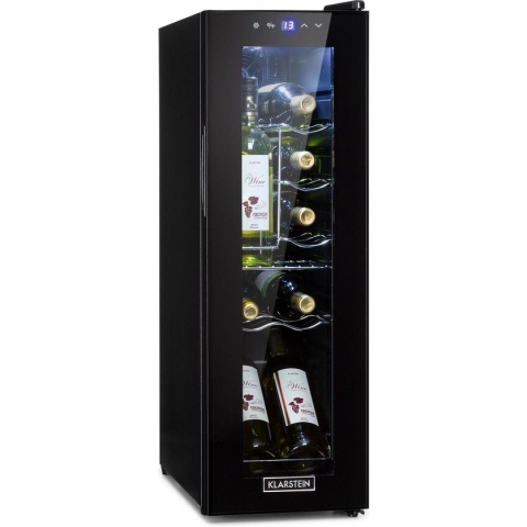 Klarstein Shiraz Wijnkoelkast - Touch controlepaneel - Compressiekoeling - 41dB - 5 tot 18°C - led-binnenverlichting