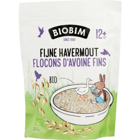 6x Biobim Papje 12+ mnd Fijne Havermout 250 gr