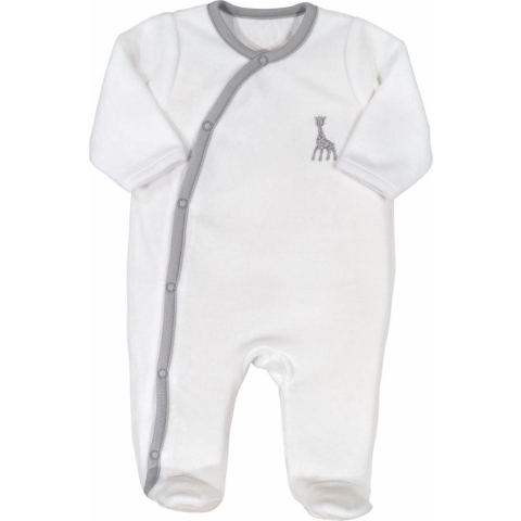 Sophie de giraf - boxpakje - velours - wit - 1 Maand - 54 cm