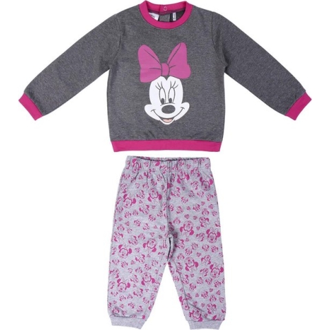 Minnie Mouse Baby joggingpak - maat 80 - Grijs - Roze