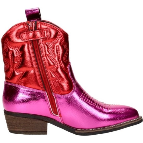 SUB55 Western laarsjes Enkellaarsjes - roze - Maat 34