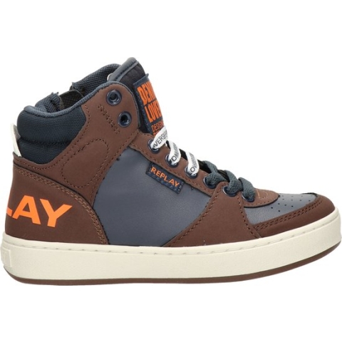 Replay Cobra Hoge sneakers - Jongens - Blauw - Maat 36