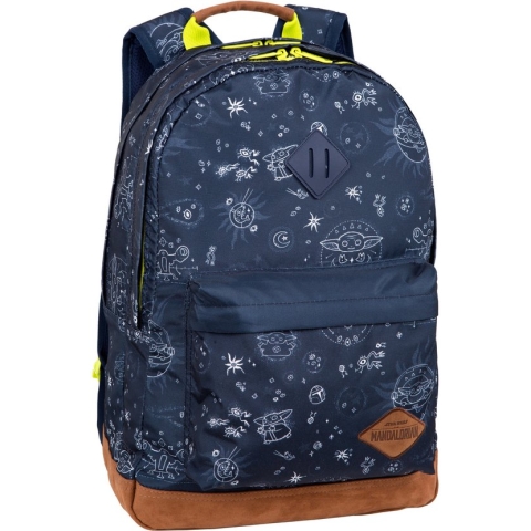 Star Wars The Mandlorian Youth Backpack 17" Blauw