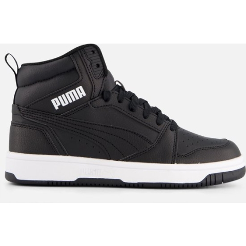Puma Rebound v6 Mid Sneakers zwart Imitatieleer - Maat 38