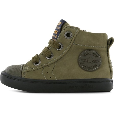 Veterschoenen | Jongens | Green | Leer | Shoesme | Maat 21