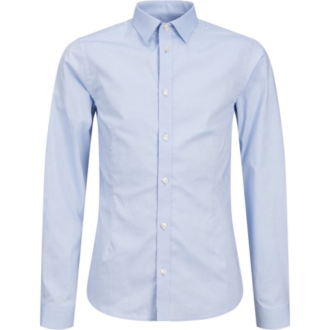 Jack & Jones Junior Overhemd Jprparma Shirt L/s Noos Jnr 12151620 Cashmere Blue Mannen Maat - 164