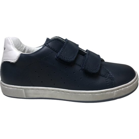 Naturino- Hasselt -Mt 32 - velcro lederen sneakers - navy-bianco