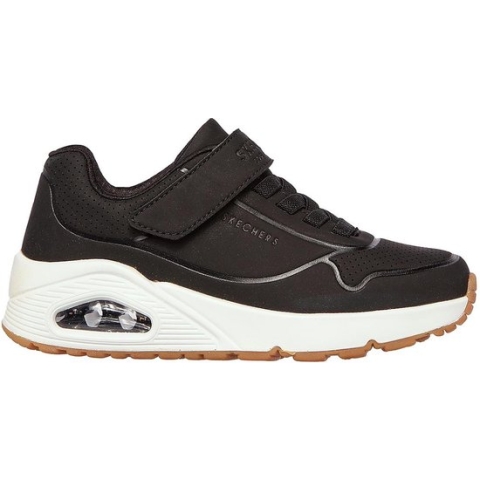 Skechers Uno-Air Blitz Jongens Sneakers - Zwart - Maat 35