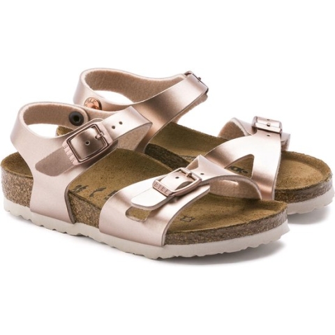Birkenstock Rio Sandalen - Rose Golden - Maat 25