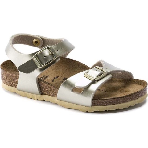 Birkenstock - Meisjes Sandalen Rio Kids Electric Metallic Gold - Goud - Maat 26