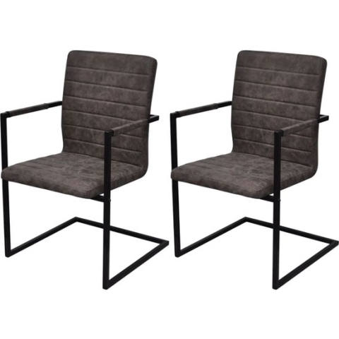 vidaXL-Eetkamerstoelen-2-st-kunstleer-bruin