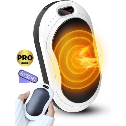 BP® Elektrische Handwarmer - Powerbank & Zaklamp 10000mAh - Handwarmers Herbruikbaar - USB - Handverwarmer - Sinterklaas Cadeau