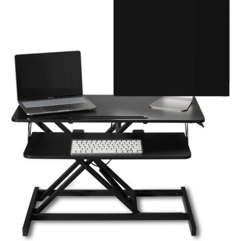 Hoog laag bureau - Zit sta computertafel - In hoogte verstelbaar bureau - bureauverhoger