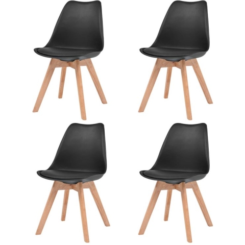 vidaXL-Eetkamerstoelen-4-st-kunststof-zwart