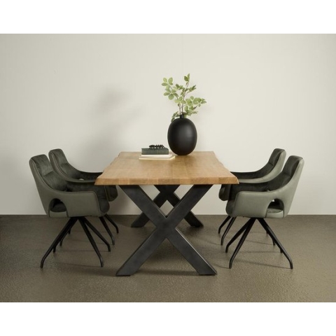 Tower Living eettafel Xara Nature 160x90x78 cm acacia