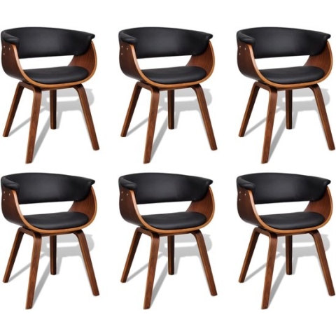 vidaXL-Eetkamerstoelen-6-st-gebogen-hout-en-kunstleer