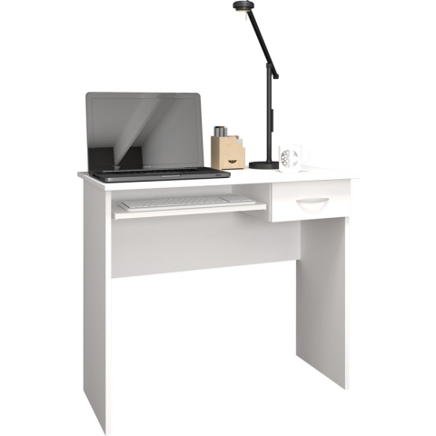 VCM Houten bureau computertafel toetsenbord uittrekbare lade kantoortafel Arusa Houten bureau computertafel toetsenbord uittrekbare lade kantoortafel Arusa