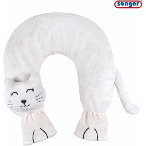 Nekwarmer Kat Wit Warmwaterkruik - Sänger