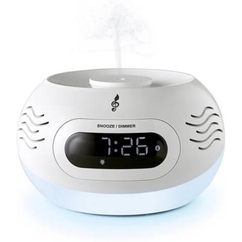 Bigben Aromasound Kumo Luminous Aromadiffuser - Bluetooth & Alarm
