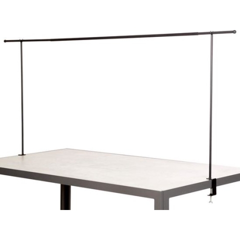 Arti Casa Tafelstang - Decoratieframe - met Klemmen - voor Bloemen, Ballonnen, Lampjes en Planten - Trouwboog - Metaal - Zwart