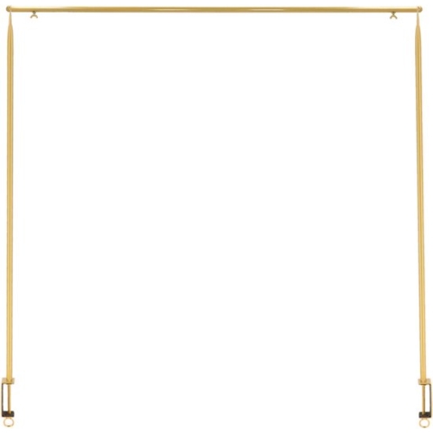 Esschert Design Tafelstang met klem decoratief goudkleurig - tafelklem