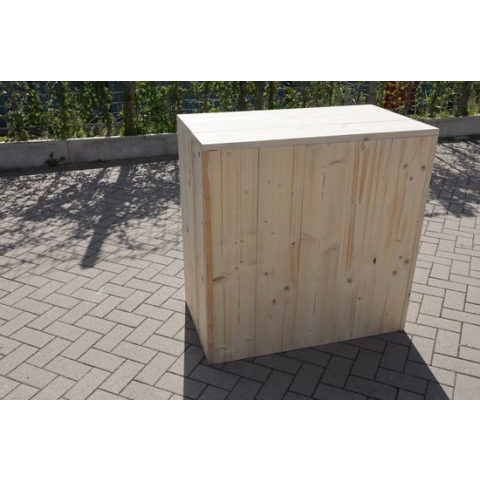 Balie “Roma Luxe” van Nieuw steigerhout – Steigerhouten bar – Toog van hout – 100cm