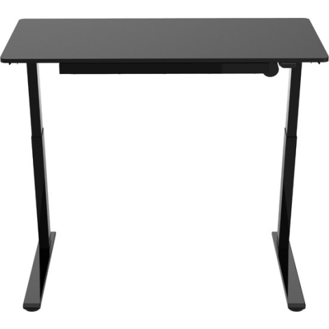 GAME HERO® Zit-sta Bureau Z-frame - Elektrische Hoogteverstelling - Met lade - Zwart