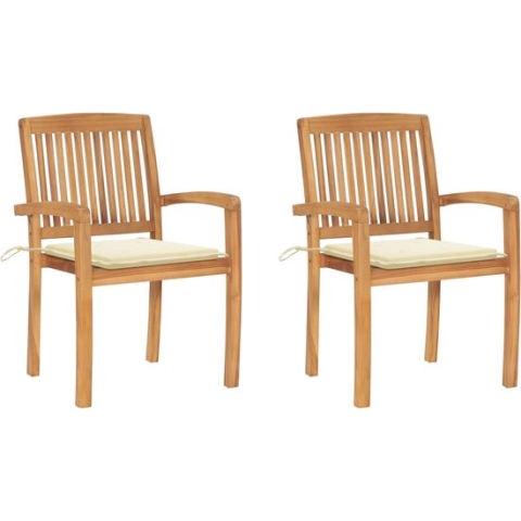 vidaXL-Tuinstoelen-2-st-met-crèmekleurige-kussens-massief-teakhout