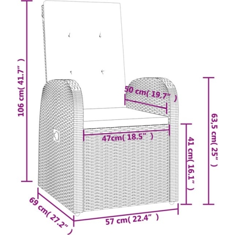 vidaXL-7-delige-Tuinset-met-kussens-poly-rattan-grijs